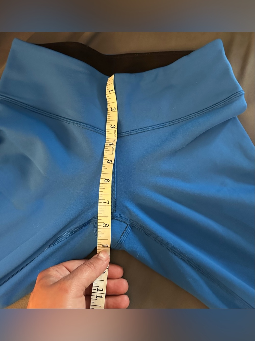 Lululemon Wunder Under Crop Leggings Women's Size 6 Blue - Picture 6 of 7